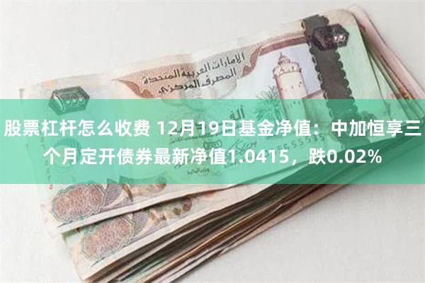 股票杠杆怎么收费 12月19日基金净值：中加恒享三个月定开债券最新净值1.0415，跌0.02%