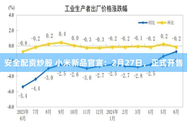 安全配资炒股 小米新品官宣：2月27日，正式开售