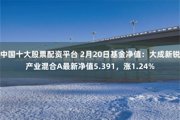 中国十大股票配资平台 2月20日基金净值：大成新锐产业混合A最新净值5.391，涨1.24%